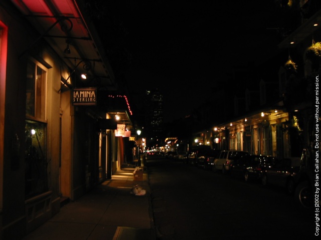 Nighttime in the Quarter